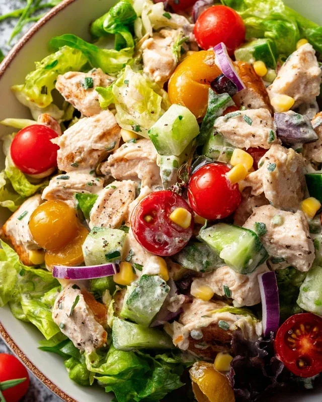 Healthy Ranch Chicken Salad