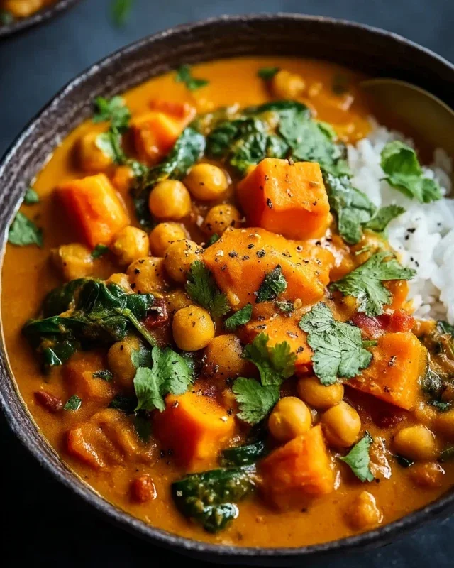 Sweet Potato and Chickpea Curry