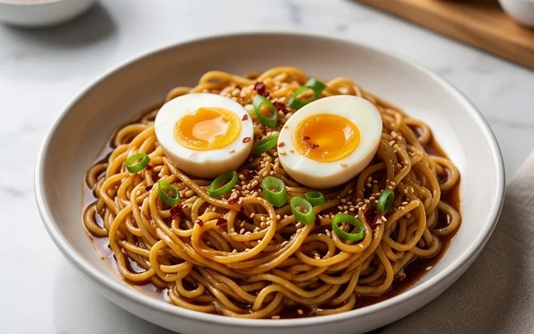 Easy Saucy Ramen Noodles