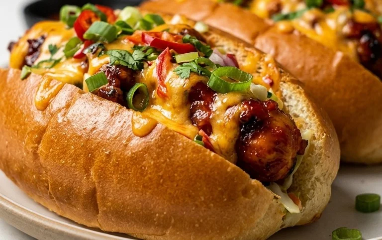 Cheesy Dynamite Chicken Buns