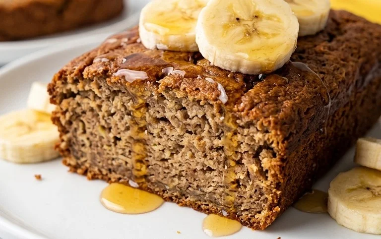 Healthy 5-Ingredient Flourless Banana Bread