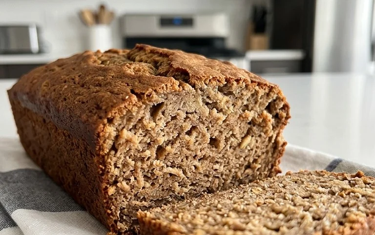 Healthy 5-Ingredient Flourless Banana Bread