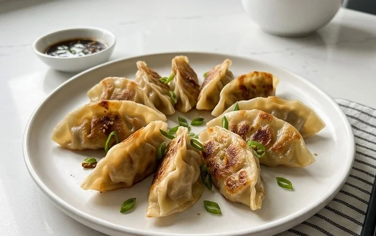 Chicken Potstickers (Pan Fried Dumplings)