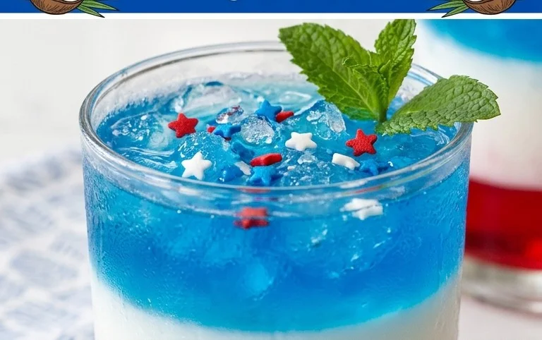 July 4th Layered Drinks Recipe