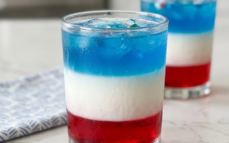 July 4th Layered Drinks Recipe