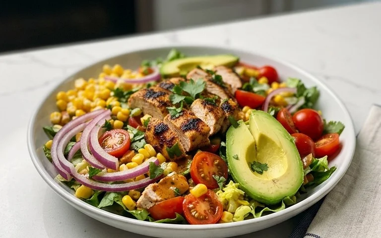 Peruvian Grilled Chicken Salad