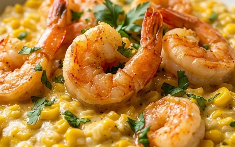 Shrimp and Creamed Corn (30 Minutes, One-Pan)