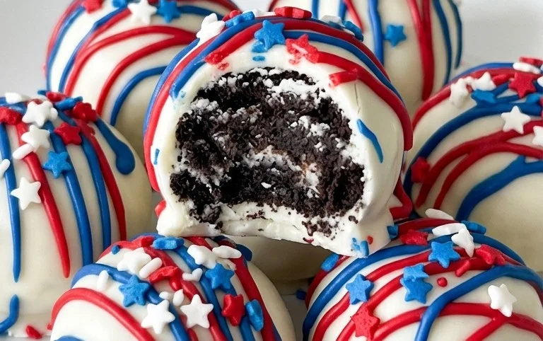 Patriotic Oreo Balls