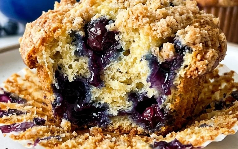 Homemade Blueberry Muffins
