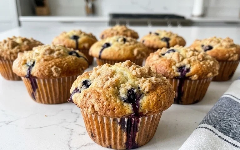 Homemade Blueberry Muffins