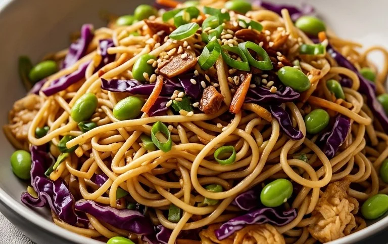 Crunchy Asian Ramen Noodle Salad Recipe