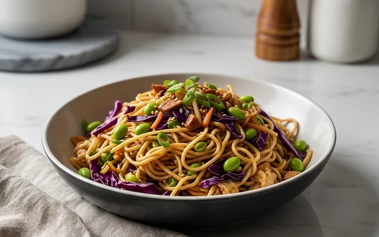 Crunchy Asian Ramen Noodle Salad Recipe