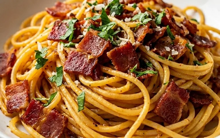 Beef Bacon Pasta