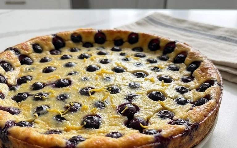 Lemon Blueberry Clafoutis