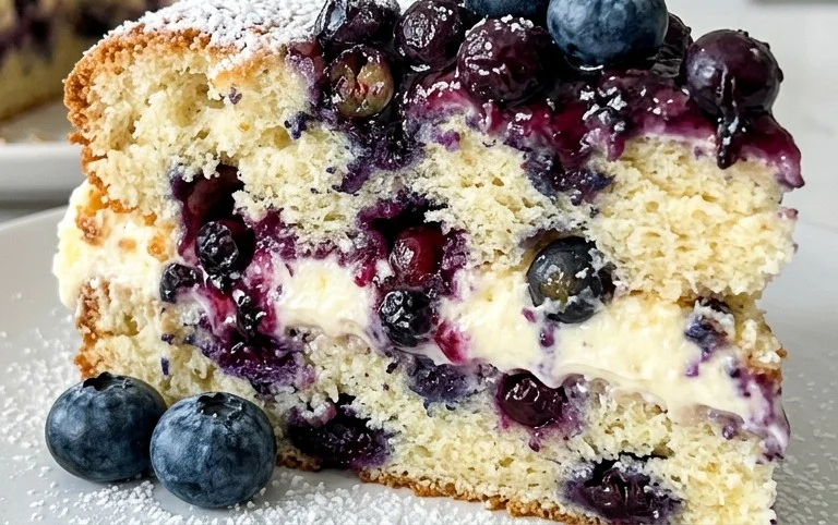 Nova Scotia Blueberry Cream Cake