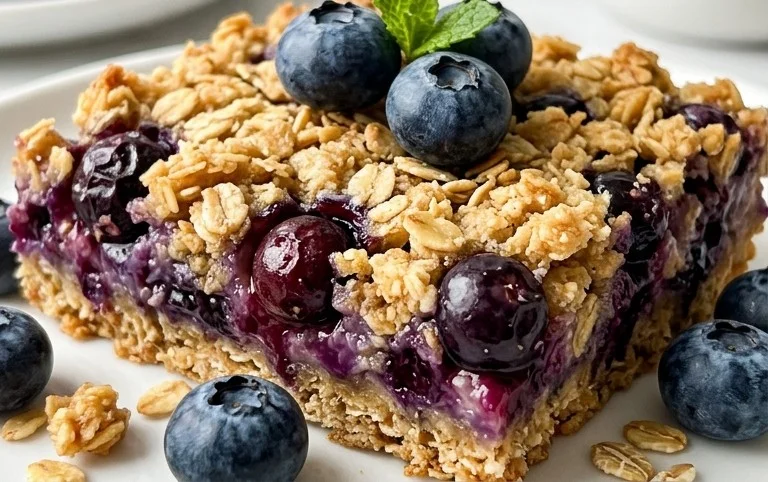 Blueberry Oatmeal Bars