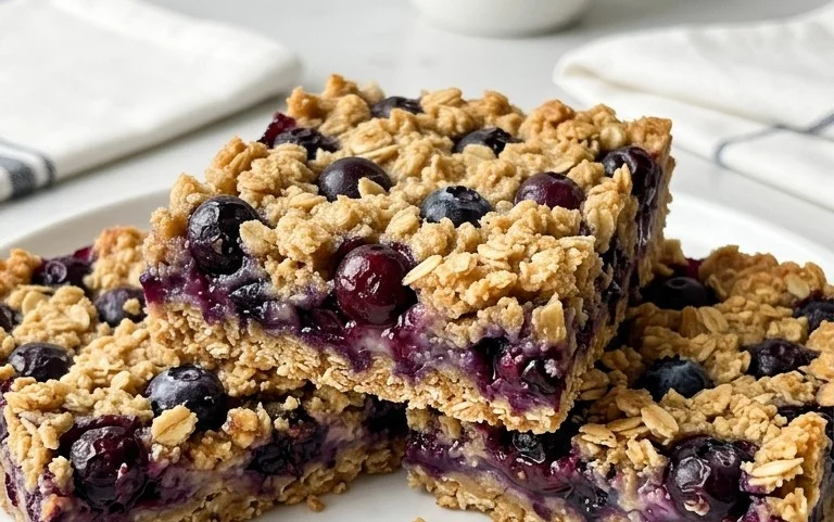 Blueberry Oatmeal Bars