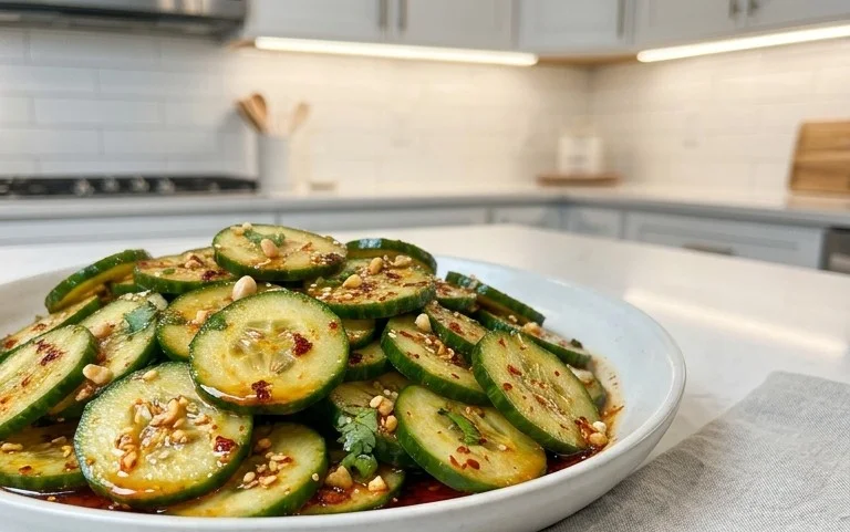 Spicy Asian Cucumber Salad