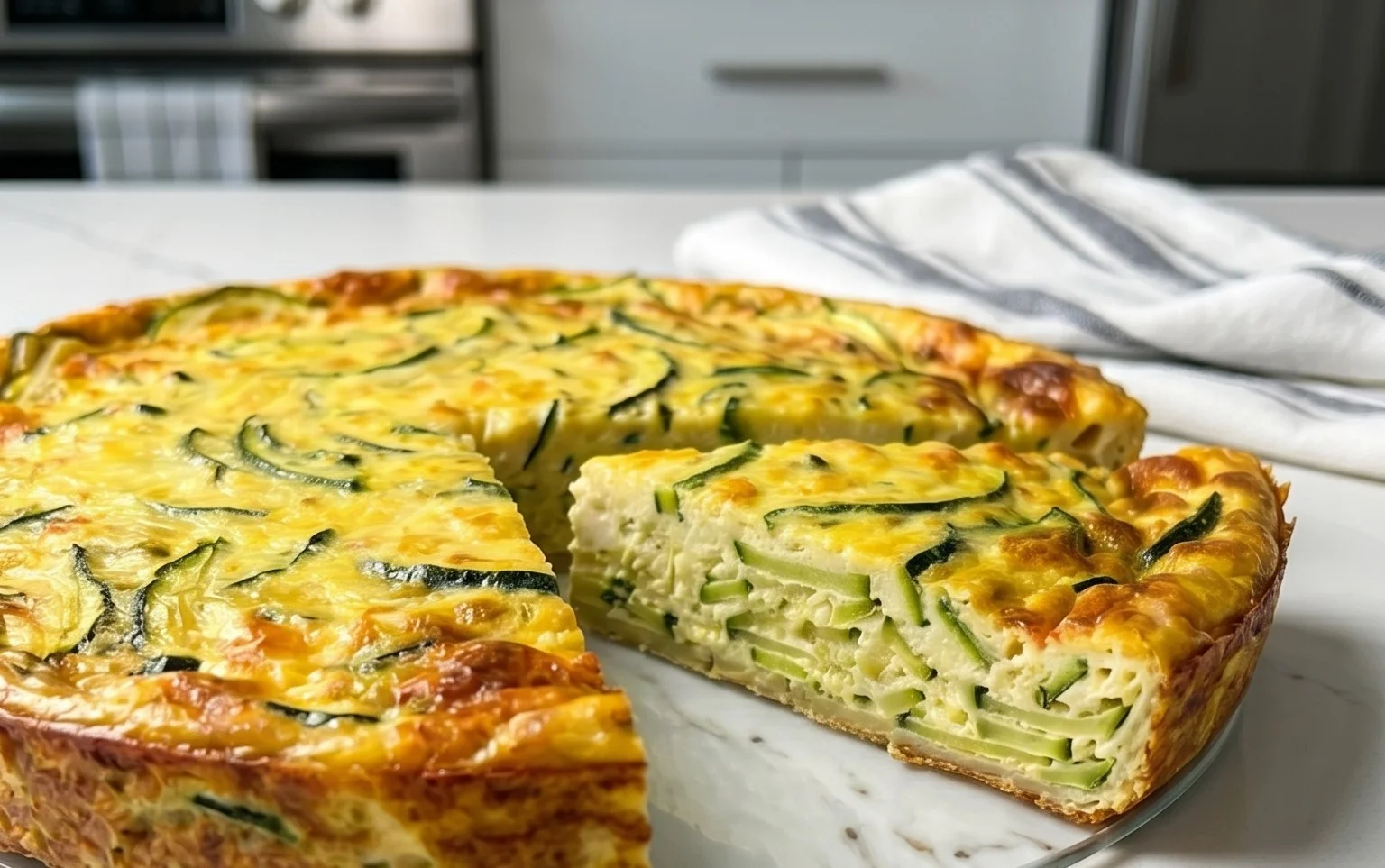 Crustless Zucchini Quiche Recipe
