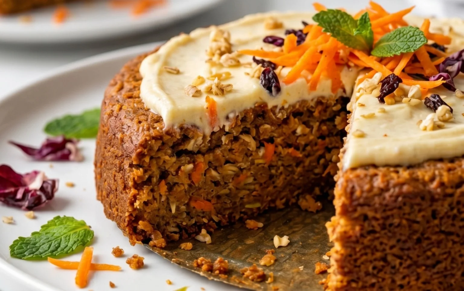 Easy Flourless Oatmeal Carrot Cake Recipe