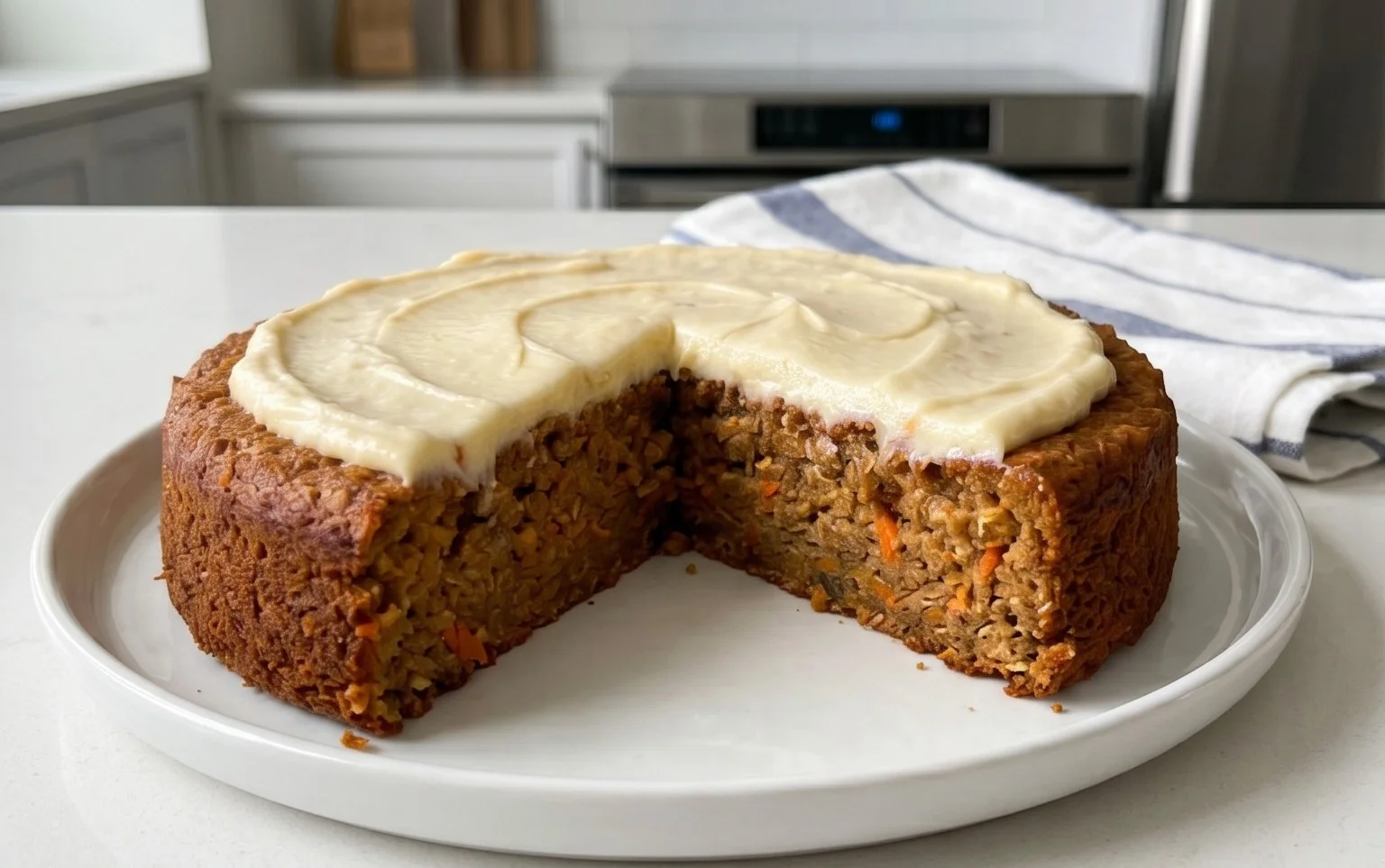 Easy Flourless Oatmeal Carrot Cake Recipe