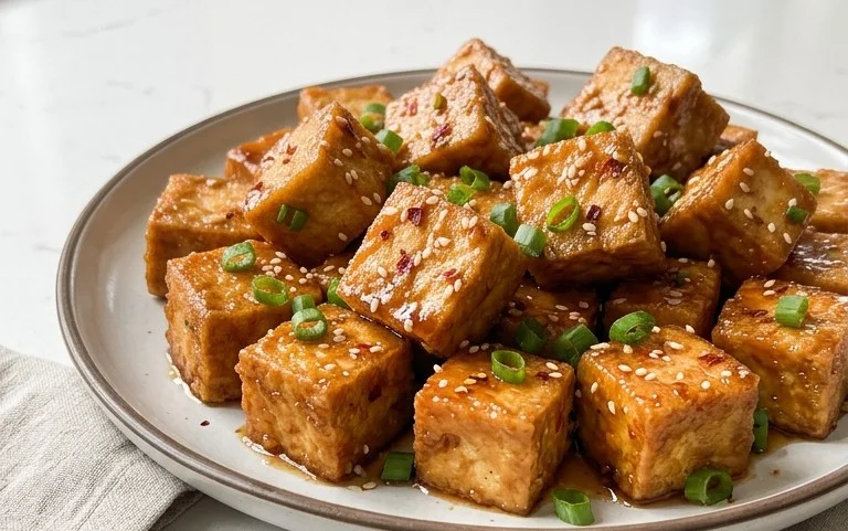 Honey Garlic Tofu