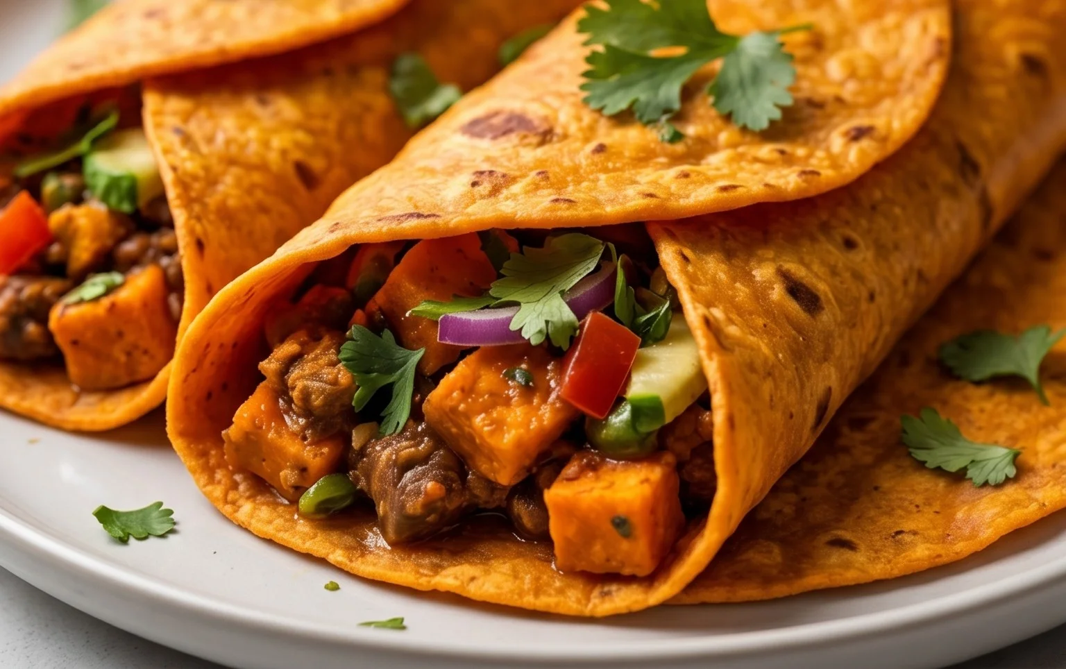 Sweet Potato Tortillas (Gluten-Free Vegan Wraps)