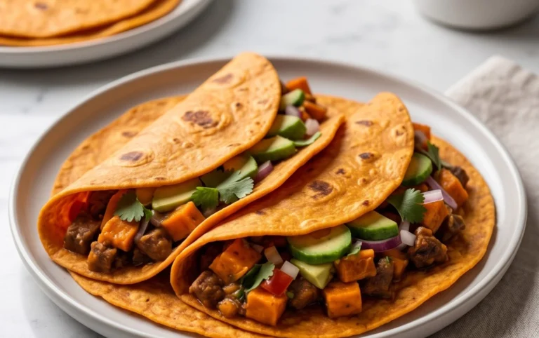 Sweet Potato Tortillas (Gluten-Free Vegan Wraps)