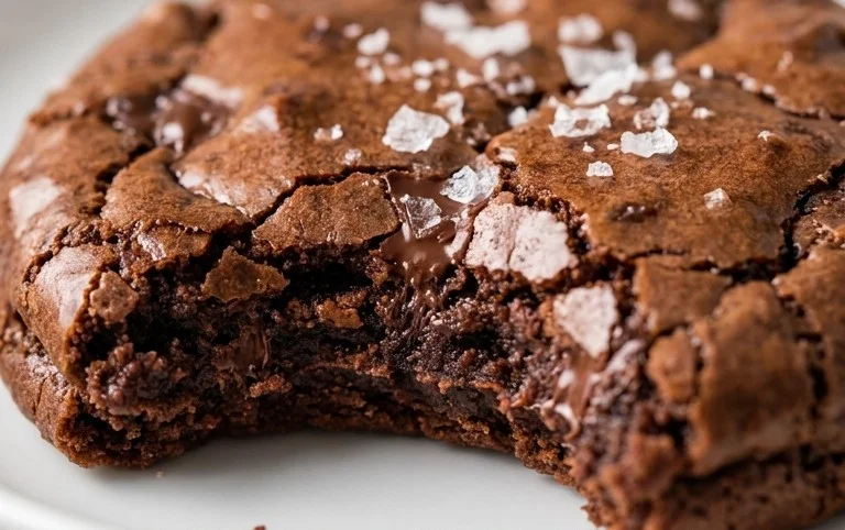 Salted Brownie Cookies