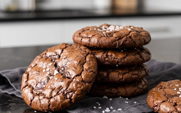 Salted Brownie Cookies