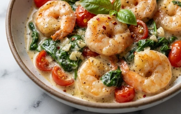 Tuscan Shrimp (One-Pan, 30-Minute Dinner)