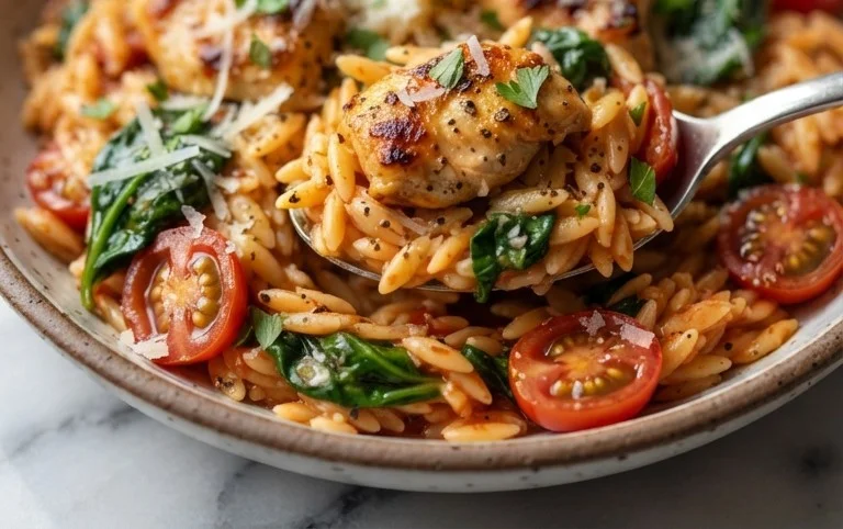 Chicken Orzo (30-Minutes, One-Pan)