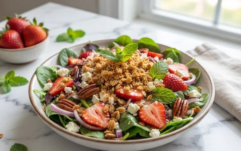 Strawberry Crunch Salad