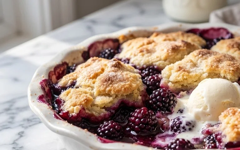 The Pioneer Women's Blackberry Cobbler