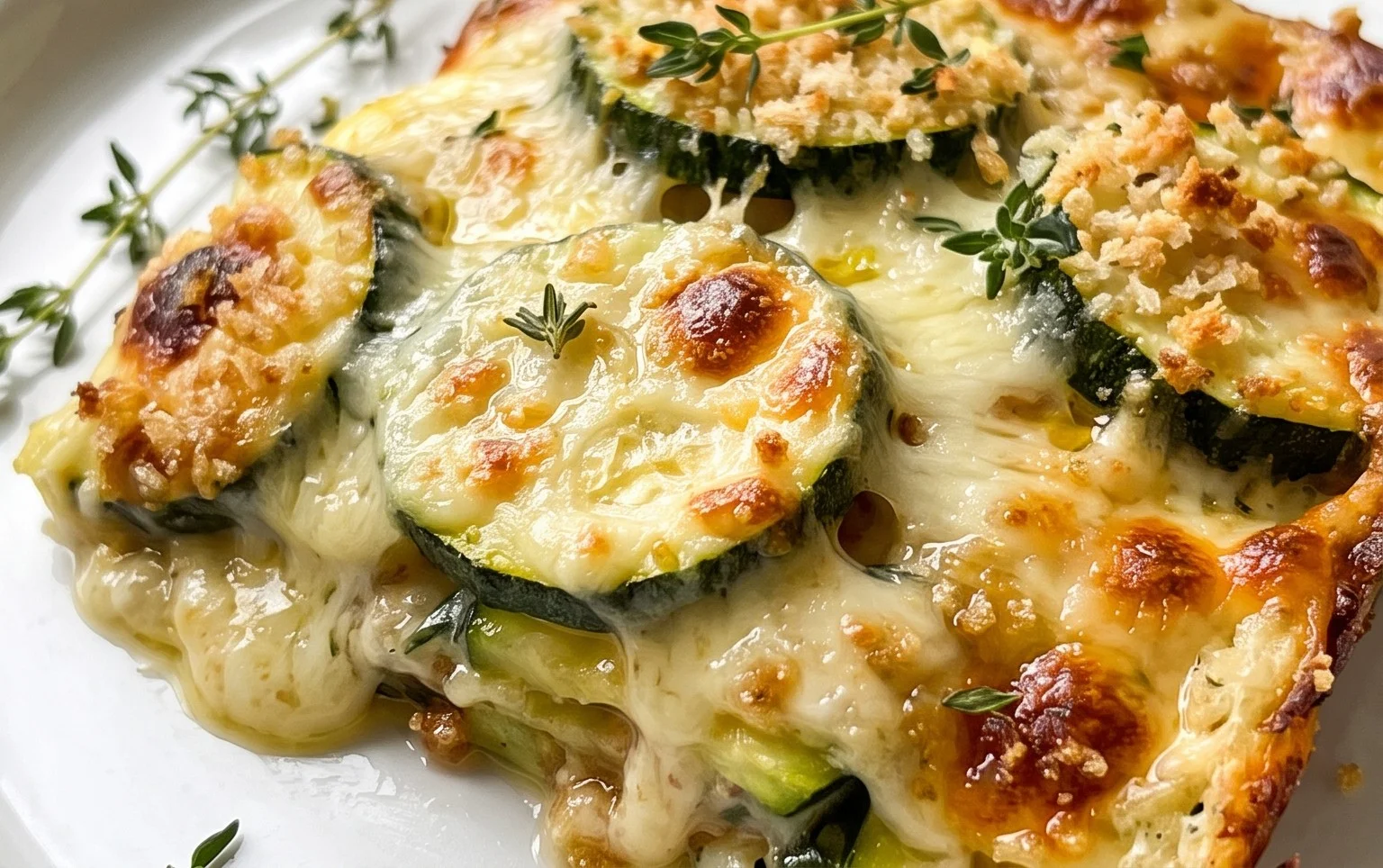 Baked Zucchini and Cheese