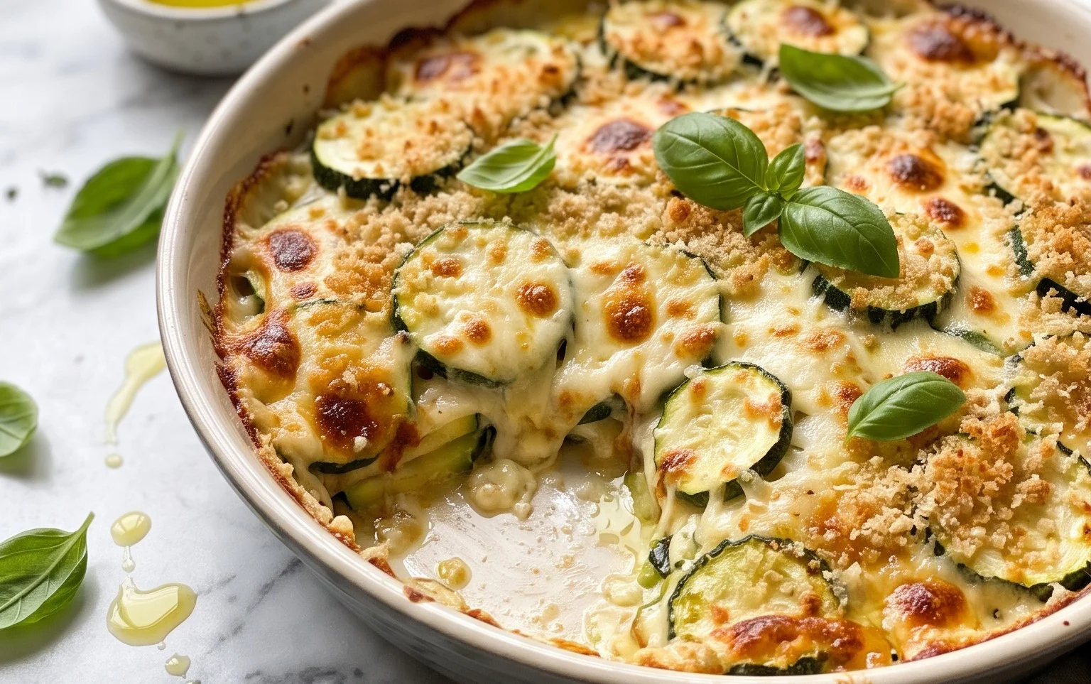 Baked Zucchini and Cheese