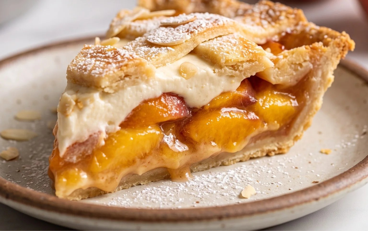 Peaches and Cream Pie