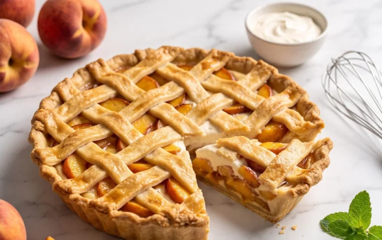 Peaches and Cream Pie