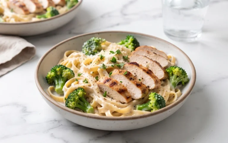 Low Calorie Chicken Alfredo