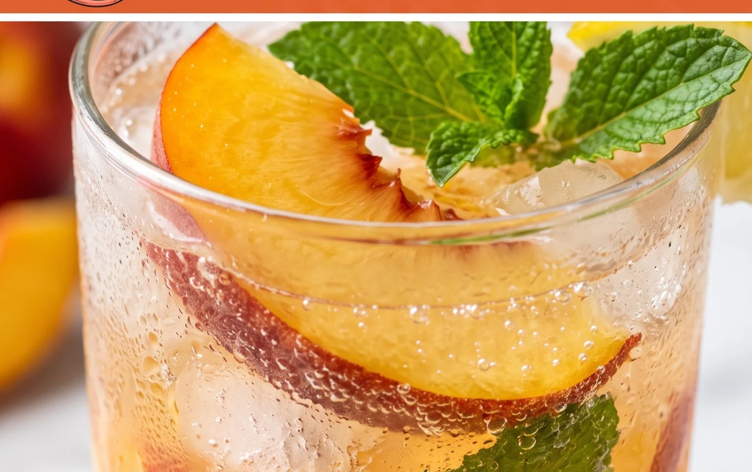 Refreshing Peach Lemonade
