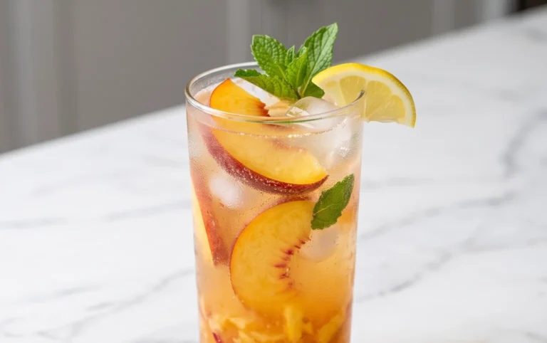 Refreshing Peach Lemonade