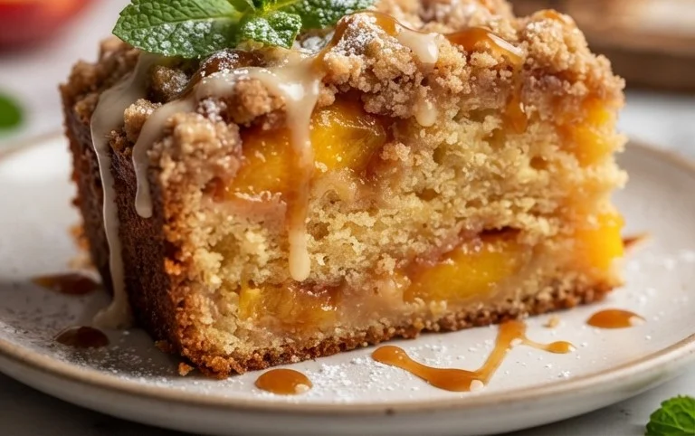 Peach Cobbler Pound Cake