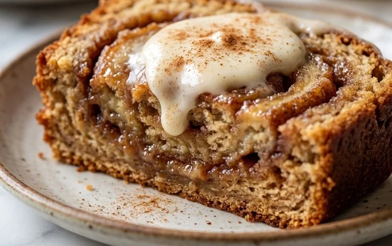 Cinnamon Roll Banana Bread