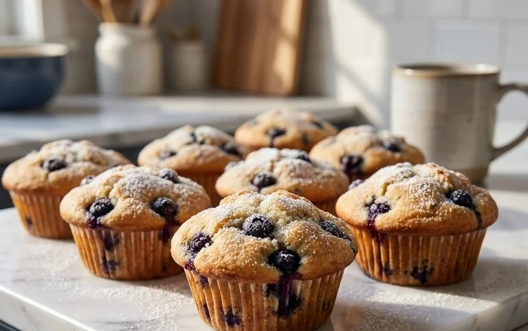 Homemade Blueberry Muffins