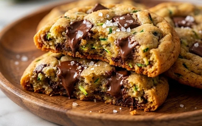 Zucchini Chocolate Chip Cookies