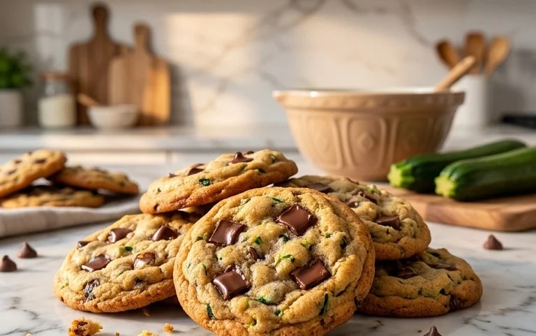 Zucchini Chocolate Chip Cookies