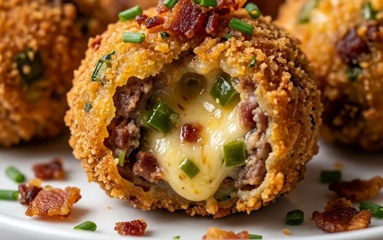 Beef Bacon Jalapeño Popper Cheese Balls
