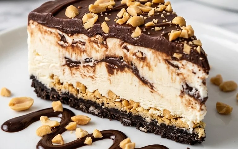 Buster Bar Ice Cream Cake