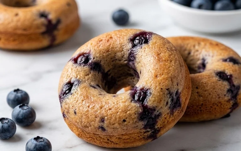 Blueberry Cake Donuts