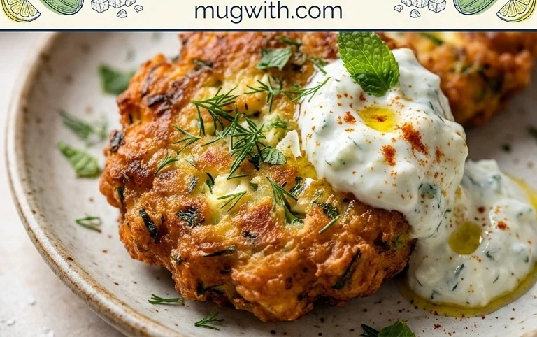Kolokithokeftedes (Greek Zucchini Fritters)